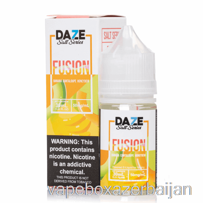 Vape Smoke Banana Cantaloupe Honeydew - 7 Daze Fusion Salt - 30mL 30mg